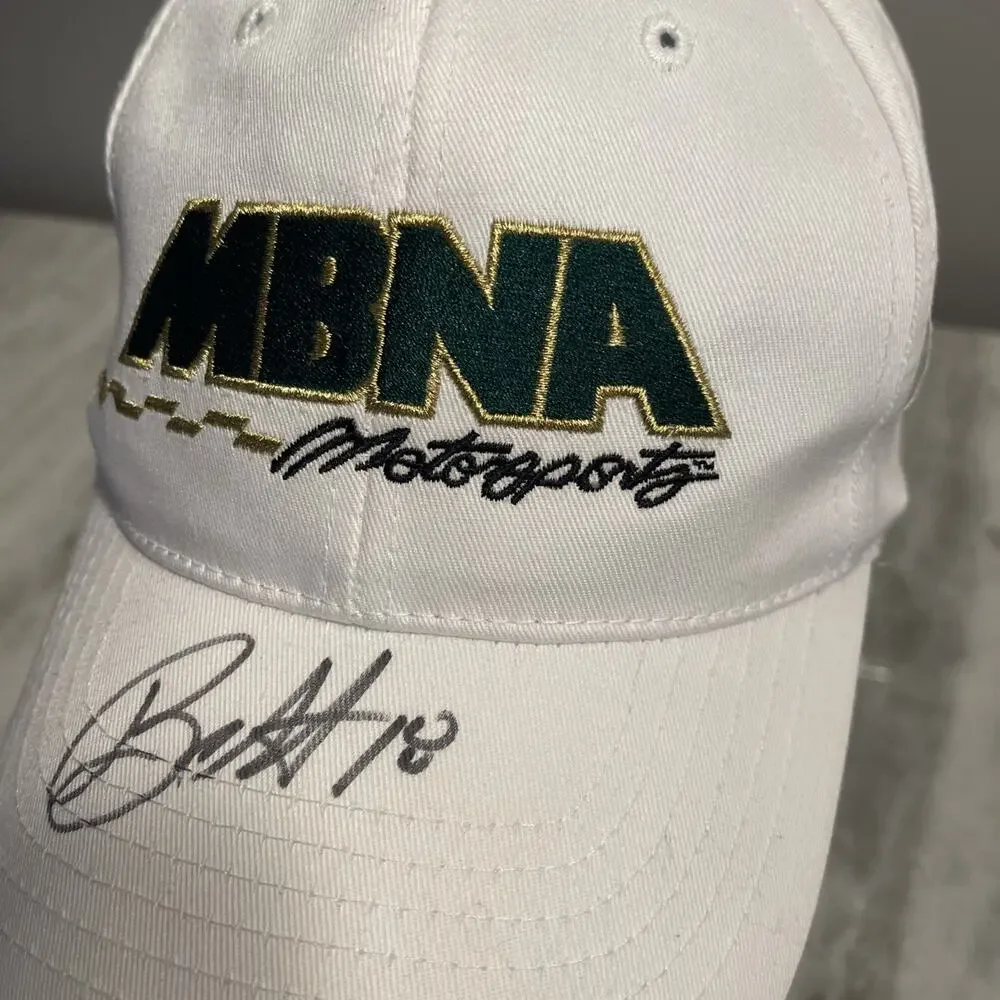 Bobby Labonte SIGNED #18 MBNA Racing Hat Rare